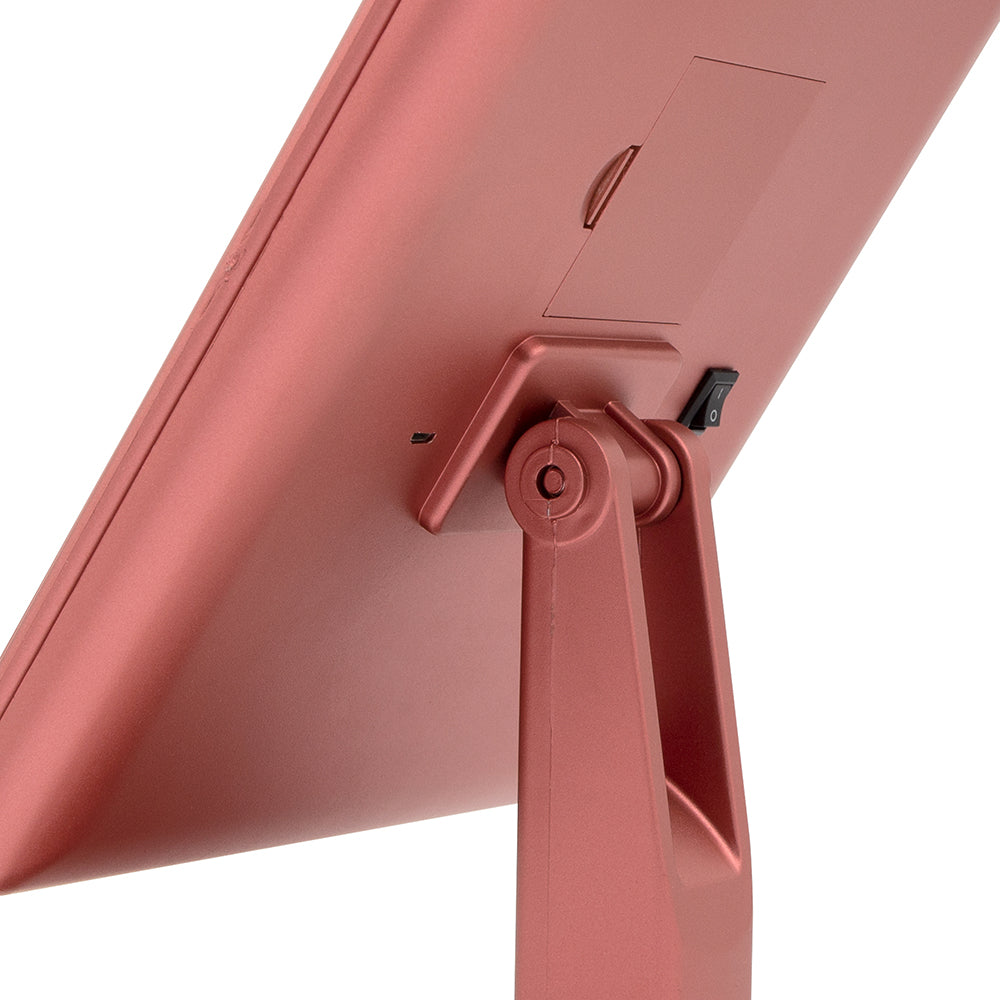 24 LED Make Up Mirror Magnifying Adjustable Foldable USB Battery Storage Compart 24 LED Make Up Mirror Magnifying Adjustable Foldable USB Battery Storage Compart